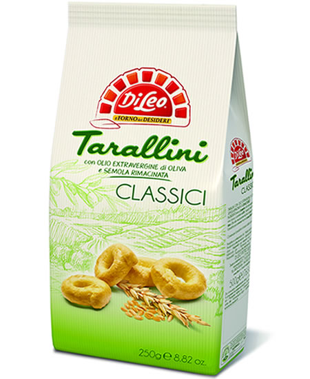 Tarallini classici con olio extra vergine di oliva - 250 gr.